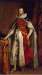 Dyck Anthony van Portrait of Henry Danvers Earl of Danby - Hermitage